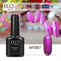 CCO Atractivos uñas 3D UV Gel Metálico Metálico esmalte de uñas para decoraciones de uñas 3D